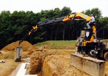 Hydraulické nakládací jeřáby Effer 455 5S