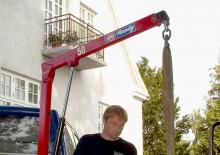 Hydraulické nakládací jeřáby HMF 50-T
