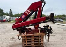 Hydraulické nakládací jeřáby HMF 500 K 3