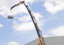 Hydraulické nakládací jeřáby Effer 655 9S