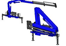 Hydraulické nakládací jeřáby Amco Veba 803N-3 S