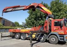 Hydraulické nakládací jeřáby Effer 860 8S 3S