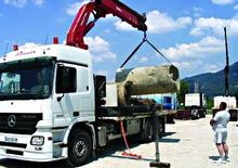 Hydraulické nakládací jeřáby Amco Veba 936-1 S