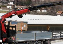 Hydraulické nakládací jeřáby Fassi F 455 A 2.23 e-dynamic