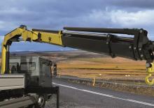 Hydraulické nakládací jeřáby Hyva Crane HB 160 E2