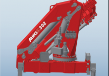 Hydraulické nakládací jeřáby MKG HLK 302 HP a7