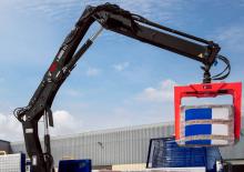 Hydraulické nakládací jeřáby Hiab L-HiDuo 155 DL-1 