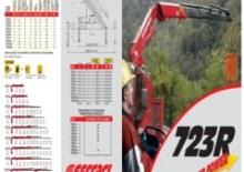 Hydraulické nakládací jeřáby Ferrari® SC 723R A4 