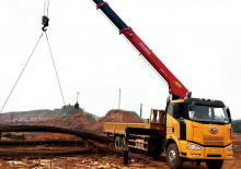 Hydraulické nakládací jeřáby Sany SPS 35000 C