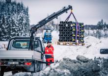 Hydraulické nakládací jeřáby Hiab T-HiDuo 013-1