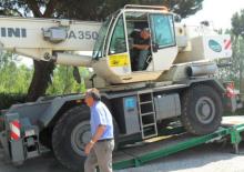 Jeřáby pro těžký terén Terex Bendini A 350