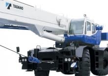 Jeřáby pro těžký terén Tadano GR-550EX