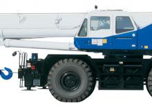 Jeřáby pro těžký terén Tadano GR-600EX-2