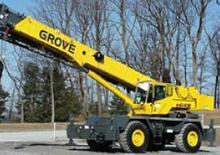 Jeřáby pro těžký terén Grove RT 600 E