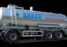 Kalové cisterny Bauer Irrigation Combi tanker K55 single axle