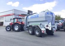 Kalové cisterny Bauer Irrigation Pump tanker Poly 140 tandem axle