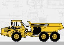 Kloubové dampry Volvo A25C