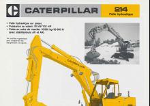 Kolová rypadla Caterpillar 214
