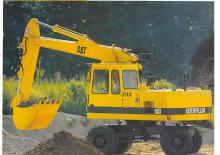 Kolová rypadla Caterpillar 214B