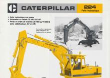 Kolová rypadla Caterpillar 224