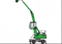Manipulátory s materiálem Sennebogen 718M E