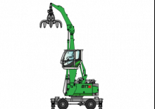 Manipulátory s materiálem Sennebogen 817M E