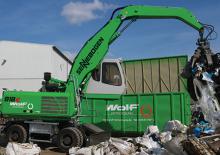 Manipulátory s materiálem Sennebogen 818M E