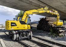 Kolová rypadla Liebherr A 922 Rail Litronic
