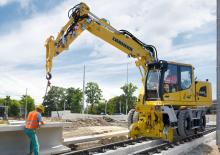 Kolová rypadla Liebherr A 924 Rail Litronic