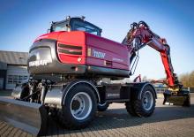Kolová rypadla Yanmar B110W 
