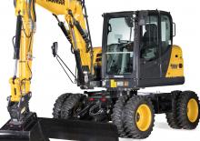 Kolová rypadla Yanmar B75W