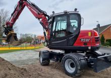 Kolová rypadla Yanmar B95W MB 