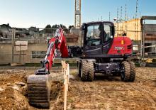Kolová rypadla Yanmar B95W Zirkular 