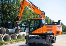 Kolová rypadla Develon DX140W-7 