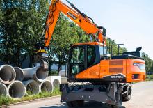 Kolová rypadla Develon DX140W-7 