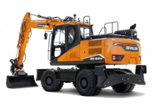 Kolová rypadla Develon DX160W-7 