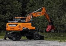 Kolová rypadla Doosan DX210W-5B