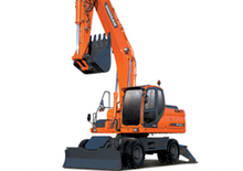 Kolová rypadla Doosan DX210W