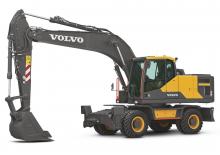 Kolová rypadla Volvo EW205 CN4