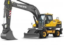 Kolová rypadla Volvo EW205D