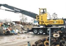 Kolová rypadla Volvo EW650I