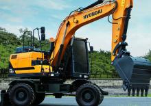 Kolová rypadla Hyundai HW140