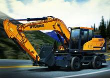 Kolová rypadla Hyundai HW210