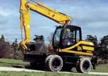 Kolová rypadla JCB JS 145 W
