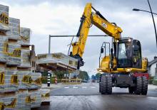 Kolová rypadla JCB JS145W