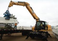 Kolová rypadla Caterpillar M322