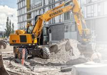 Kolová rypadla Hydrema MX 17