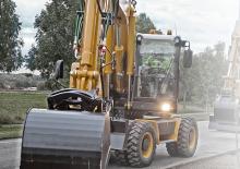 Kolová rypadla Hydrema MX 18