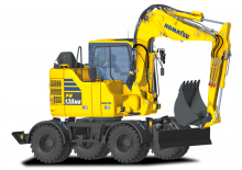 Kolová rypadla Komatsu PW138MR-11E0