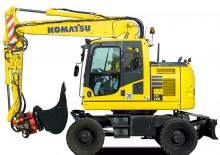 Kolová rypadla Komatsu PW150-1